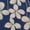 Navy, variant on Serene Contemporary Floral Grey/Beige 5'3" x 7'3" Area Rug, (5' x 7')