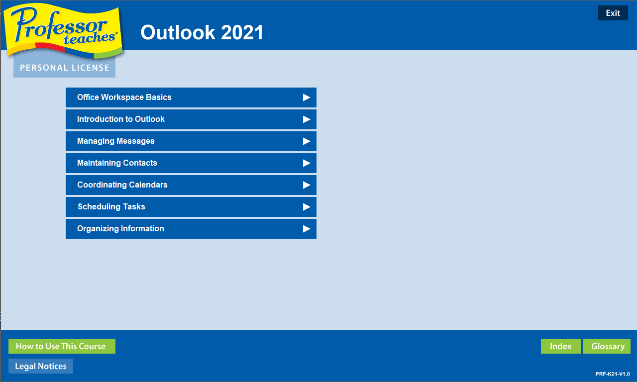 Professor Teaches Office 2021 & 2019 | Windows 11/10 | Skill Assessment 10 Tutorial Set [Digital Download]