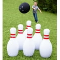 thumbnail image 2 of Hearthsong Giant Inflatable Bowling Game Set for Indoor & Outdoor Play, 2 of 6