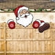 thumbnail image 4 of Letrero Colgante de Valla Navideña para Patio, Decoración de Ambiente Exterior, Panel Hueco, Disfraz de Papá Noel, 4 of 6