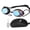 Black Chroma, variant on Adult Racing Swim Goggles - Anti-Fog, UV Protection, 3 Nose Clip Sizes & Quick Release Buckle