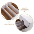 thumbnail image 3 of LOLIPPYY Lightweight Card Deck Case with Large Capacity and Foldable Cardboard Organizer in White, 3 of 6