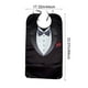 thumbnail image 4 of Lekihaqq Elderly Care Bib For Eating Drinking Waterproof Dining Cloth Double-Layer Polyester Unisex Suit-Style Tuxedo Print, 4 of 7