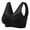Black, variant on Xunlbb Comfortable Bras for Women, Wireless Bras, Women Lady Lace Gathered Bra Plus Size Sports Bra Underwear Yoga Hollow Out Bra Cup on Clearance