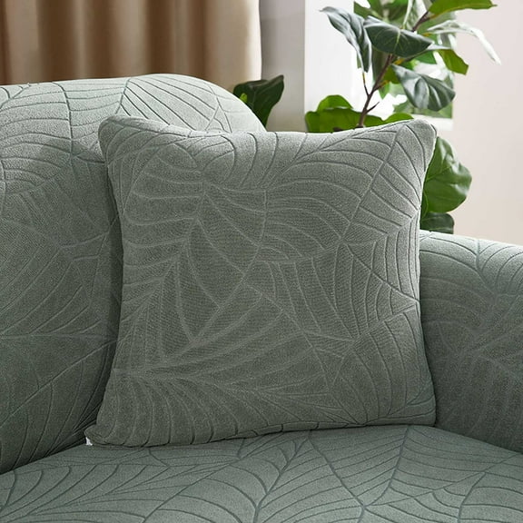 Elastic Sofa Seat Cover | Tight-Fit 45x45cm Cushion Protector | Anti-Slip, Stain-Resistant | Living Room Furniture Accessory | 1-Piece (Not Full Set)