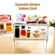 thumbnail image 4 of Estantería de almacenamiento Estante de encimera apilable Gabinete Organizador de armario Estante de CACAGOO  L, 4 of 7