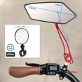 thumbnail image 3 of Bike Mirror [pc Pair] HD Wide Angle Large Bicycle Rear View Mirror °Adjustable ExplosionProof Bicycle Mirrors for Handlebar mm Shockproof for Mountain Bike Scooter Motocycl, 3 of 8