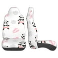 thumbnail image 2 of LAKIMCT Ballet Dancing Panda Car Seat Covers Vehicle Front Seat Covers Universal Fit Seat Protector, 2 of 9