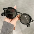 thumbnail image 3 of Xinwanna Polarized Sunglasses UV Protection 90s Retro Style Windproof Unisex Spectacles Round Lens Block Sunlight Vacation Beach Spectacles Outdoor Eyewear (Type B), 3 of 13