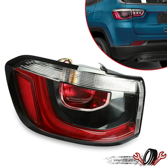 Left Driver Side Rear Tail Light Brake Lamp For Jeep Compass 2017 2018 2019 2020