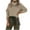 Khaki, variant on XFLWAM Turtleneck Sweater Women Oversized Cowl Neck Sweater Cable Knit Long Sleeve Pullover Tops Sky Blue S