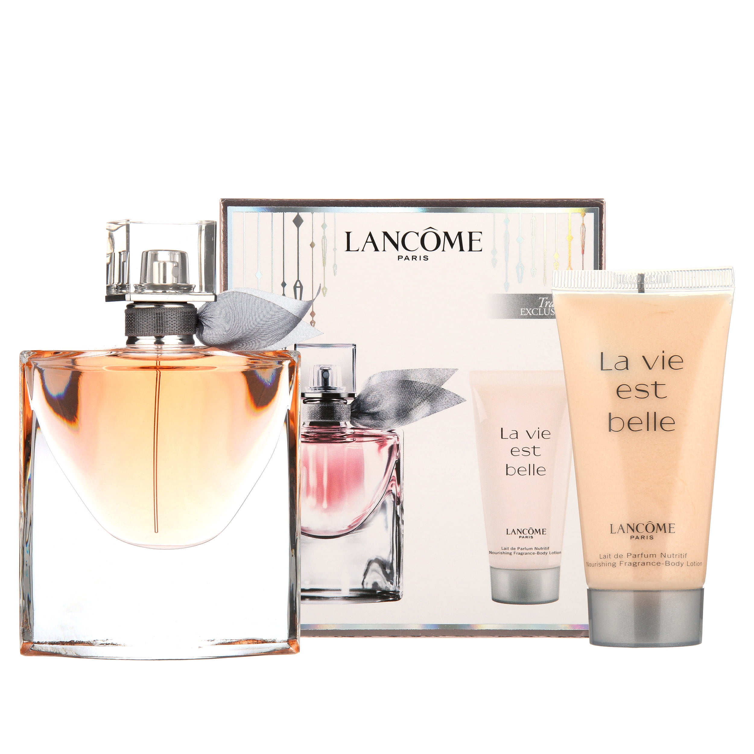Lancome La Vie Belle Perfume Gift Set Women (2PC) - 1.7 oz EDP + oz Body - Walmart.com