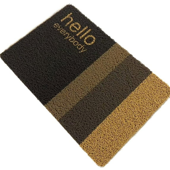 Worallymy Home Door Mat PVC Indoor Outdoor Non-Slip Rug Front Door Mat for Outside Porch Entrance Home Entryway Farmhouse Decor