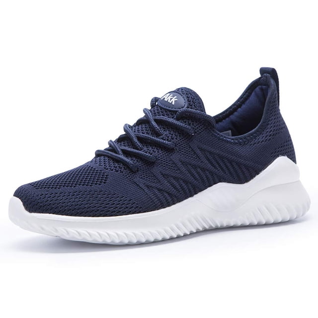 Zapatos Akk Athletic Walking, espuma viscoelástica ligera, azul marino 7.5