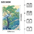 thumbnail image 2 of FORMRS 1-Subject Spiral Notebook 8" x 5" College Ruled 60 Refillable Sheet A5 Hard Cover, Beige Tree, 2 of 7