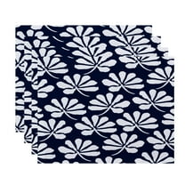 Simply Daisy 18" x 14" Ingrid Floral Print Placemat (Set of 4)