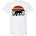 thumbnail image 3 of Inktastic Hunting Dog Retro Sunset T-Shirt, 3 of 5