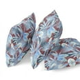 thumbnail image 3 of Plant Illusion Indoor/Outdoor Pillow in Light Blue Red 16x16, 3 of 7