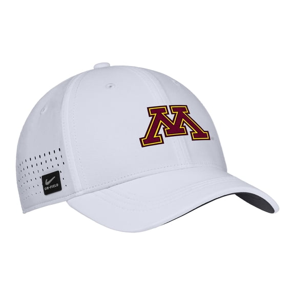 Men's Nike White Minnesota Golden Gophers 2025-On-Field Performance Flex Hat