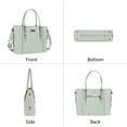 thumbnail image 3 of Mosiso 15.6 Inch Water Resistant PU Leather Laptop Tote Bag - Large Capacity Business Briefcase for MacBook, Office, Work, 3 of 5