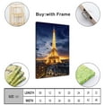 thumbnail image 4 of Paris Eiffel Tower Cityscape Poster Wall Art Picture Print Canvas Painting Home Bedroom Bathroom Decor Poster, 4 of 7