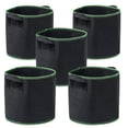 thumbnail image 5 of Black Grow Bags 20 Gallon Heavy Duty Non Woven Cloth Planting Ponches Barrel Shape Flower Pot, 5 of 7