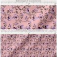 thumbnail image 2 of Soimoi Cotton Poplin Fabric Leaves & Peony Floral Print Fabric by Yard 56 Inch Wide, 2 of 7