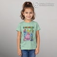 thumbnail image 2 of Girl's Nintendo Super Mario Princess Peach Friends Graphic Tee Mint Medium, 2 of 9