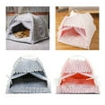 thumbnail image 2 of Washable Pet Teepee Tent with Soft Plushie Designing Soft Pet Sleep Bed for Kitten Dogs, 2 of 11