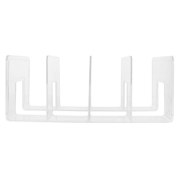 unbranded  Purse Divider Multi-function Book Holder Shelving Plates Bookend Letters Transparent