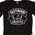 thumbnail image 4 of Inktastic Skateboard Lifestyle Boys or Girls Long Sleeve Baby Bodysuit, 4 of 5