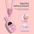 thumbnail image 5 of Juego DeDe Walkie Talkie Para Niños, Minijuguetes Para Niños, Transceptor De Mano Para Interfono Con Cordón Inteligente De Alcance De 3Km Para Regalo De Cumpleaños 2 Uds Noticed EL016220-00, 5 of 5