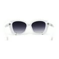 thumbnail image 3 of Super Dripping Huge Rhinestone Full Bling Cat Eye Sunglasses White Smoke, 3 of 4