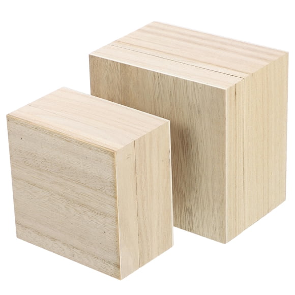 Homoyoyo 2Pcs Creative Storage Box Wood Storage Box Protection from for Jewelry