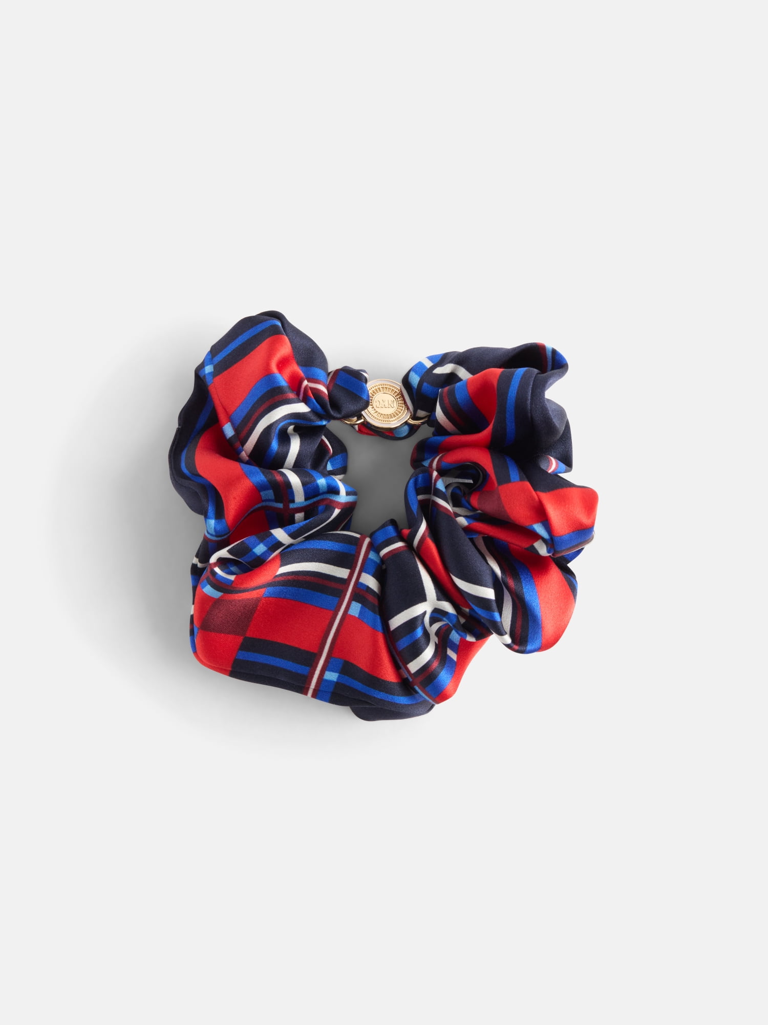 Free Assembly Women's Silk Hair Tie, Navy