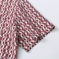 thumbnail image 6 of Shirt for Men Casual Button Down Shirts with Short Sleeve Summer Turn Down Collar Beach Tops Summer Vacation Outfits Red XL, 6 of 8