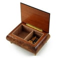 thumbnail image 2 of Traditional Style 30 Note Floral Theme Wood Inlay Music Jewelry Box - La Traviata, 2 of 2