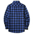 thumbnail image 7 of AIEOTT Boys Casual Plaid Button Down Shirts Kids Long Sleeve Collared Blouses Shacket Jacket 4-15 Years, 7 of 7