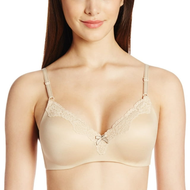 Maidenform Womens Comfort Devotion Ultimate Wirefree With Lift Bra, 34A