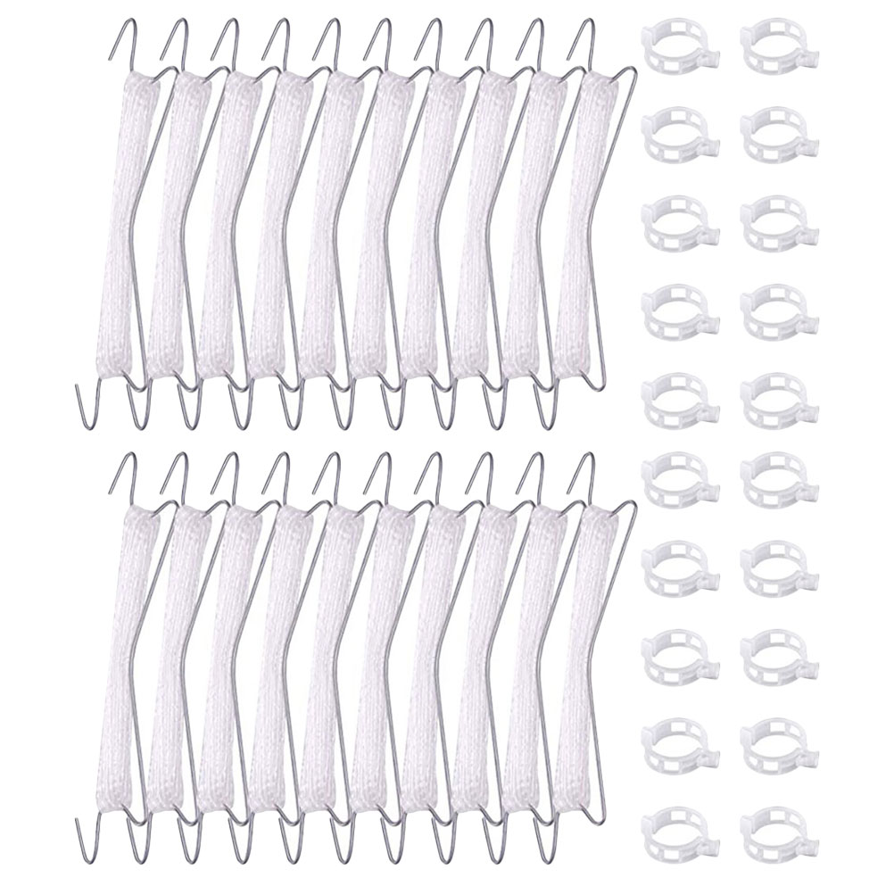 ELAYARD 2 Sets White Trellis Hooks for Tomato Plant Support, Garden and Greenhouse Climbing Plant Accessories