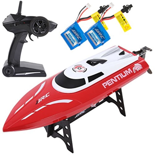 SGILE 25km/h RC Boat, 2.4GHz Remote Control Racing Boat Toy for Pool Sea, Outdoor Speending Toy