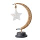 thumbnail image 2 of Lámpara de escritorio LED recargable por USB creativa Lámparas de atmósfera de lámpara cálida Luz de noche de para el dormitorio para hogar Estrella de cristal Yinane Lámpara de noche Luna, 2 of 8