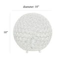 thumbnail image 4 of Elegant Designs Elipse 10 Inch Crystal Ball Sequin Table Lamp, 4 of 9