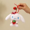 thumbnail image 4 of Sanrio Hello Kitty Melody Kuromi Pacha perro canela perro fresa fresca muñeco de peluche colgante, 4 of 5