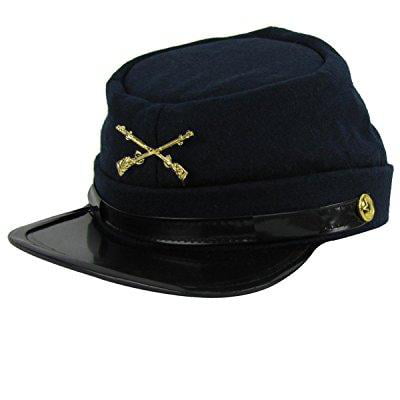 union army infantry soldier civil war reenactor kepi wool hat (large)