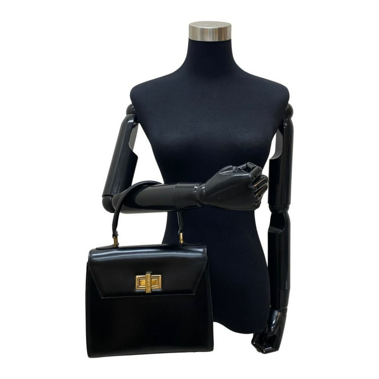Pre-Owned CELINE Vintage Logo Turnlock Hardware Calf Leather Pre-Owned CELINE Vintage Logo Turnlock Hardware Calf Leather