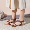 thumbnail image 5 of YOUYEDIAN Orthopedic Casual Sandals for Women Slip on Non Slip Arch Support Summer Flat Sandals Lightweight Orthopedic Slippers 2026 New Beach Vacation Foam Shoes (Coffee), 5 of 9