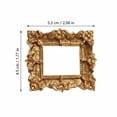 thumbnail image 2 of Mini Vintage Gold Picture Frame Ornate Resin Small Decorative Frame for Tabletop Wall Display Vintage Home Decor 3 X 2 Inches Single Pack, 2 of 7
