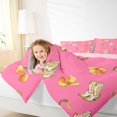 thumbnail image 4 of Feelyou Hippie Cowgirl Boot Queen Comforter Set for Kids, Southwestern Hat Bedding Sets, Pink Princess Style Reversible Bedding Comforter Set, Super Cozy Room Decor, 3 Pieces, 4 of 8