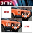 thumbnail image 4 of KOJEM Corner Lights+Signal Lights for 1997-2001 1998 1999 2000 Jeep Cherokee XJ Chassis Only Clear Corner Lights & Bumper Signal Lights 4Pcs, 4 of 9
